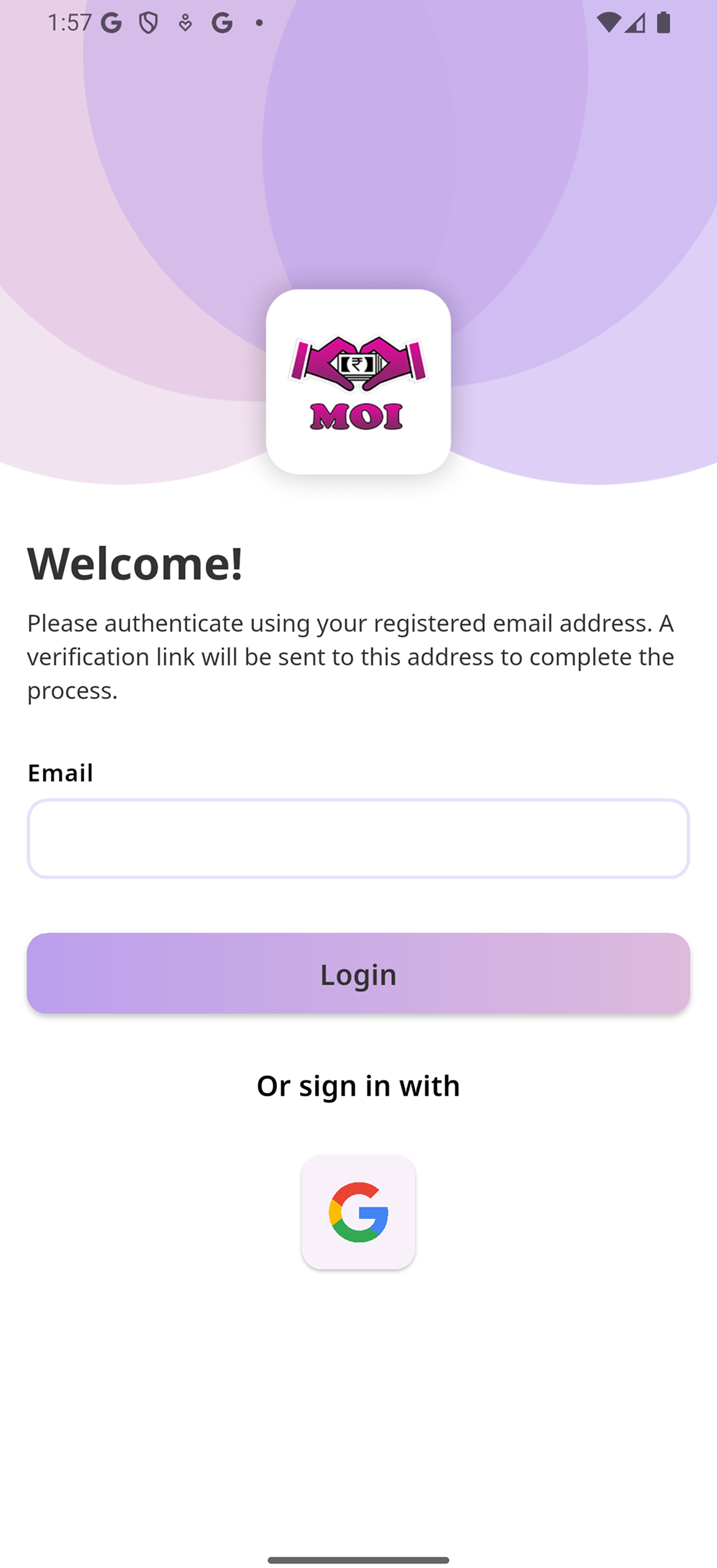 MOI App Screenshot